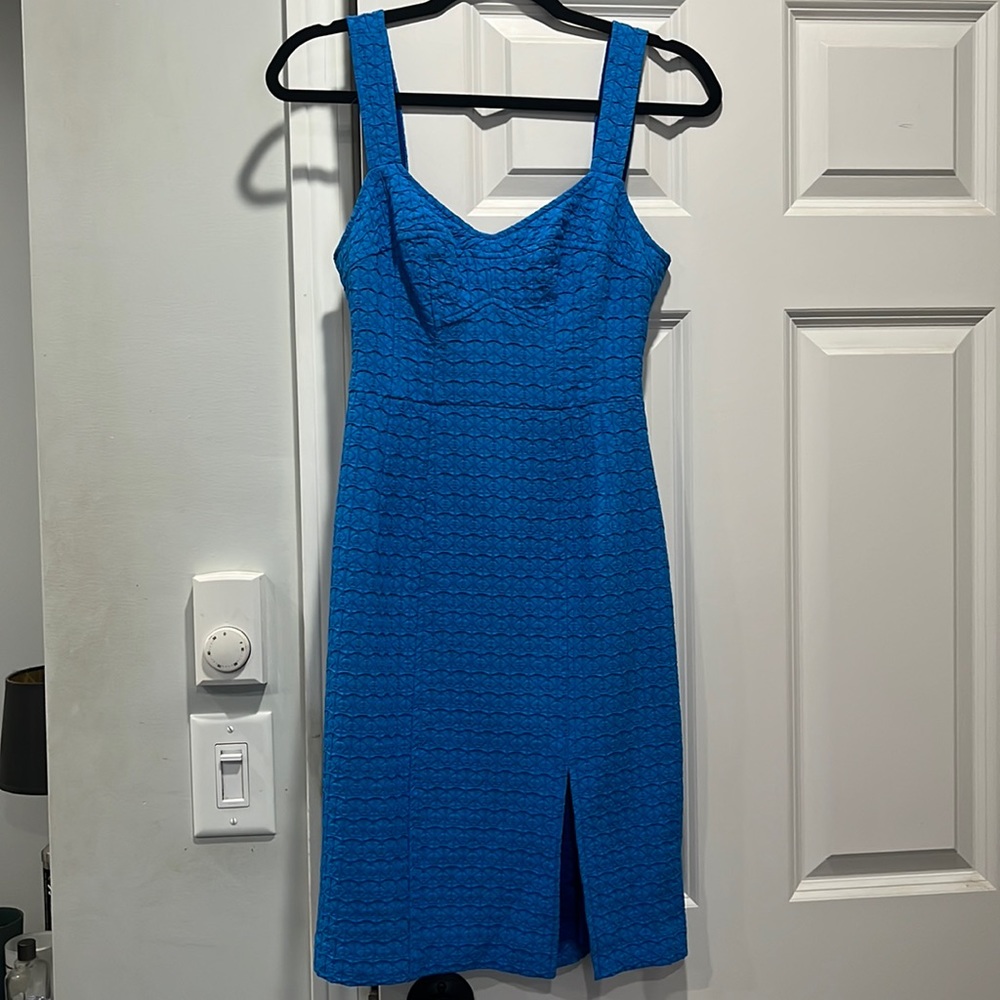 Nanette Lepore Teal Open Back Dress Size 0